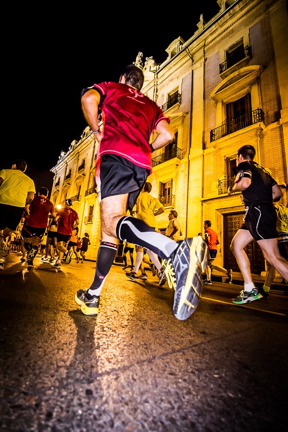 Fotografia deportiva de running en la 15K Nocturna de Valencia 2014