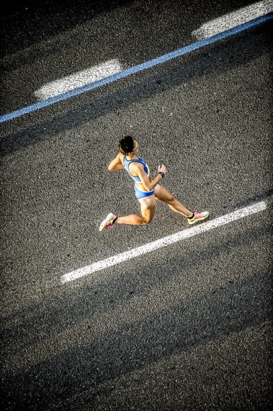 Fotografia deportiva running del Medio Maratón de Valencia Trinidad Alfonso 2014