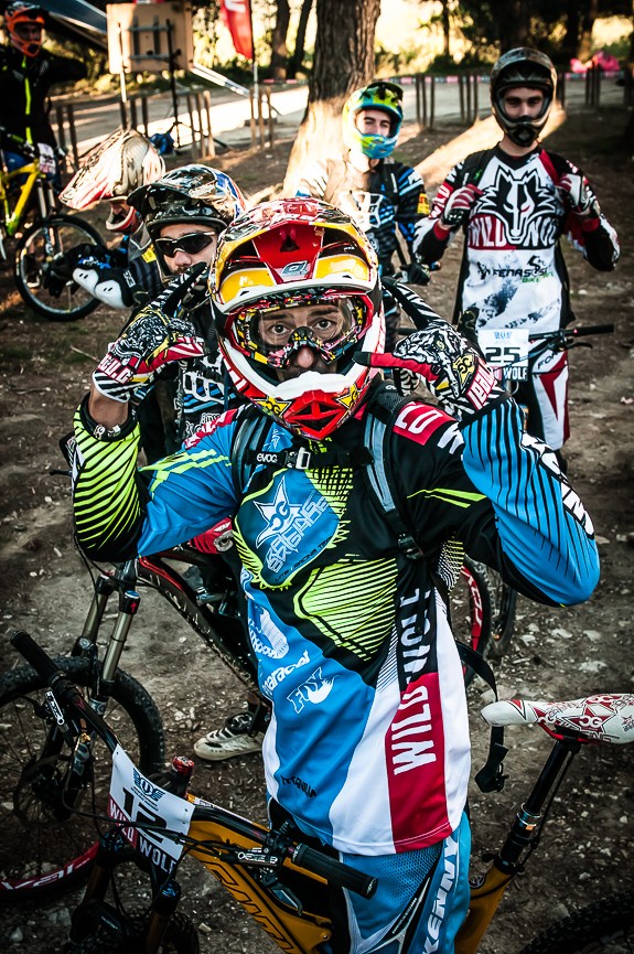 Cedric Gracia en la Mondraker Enduro Series 2012, La Fenasosa Bikepark